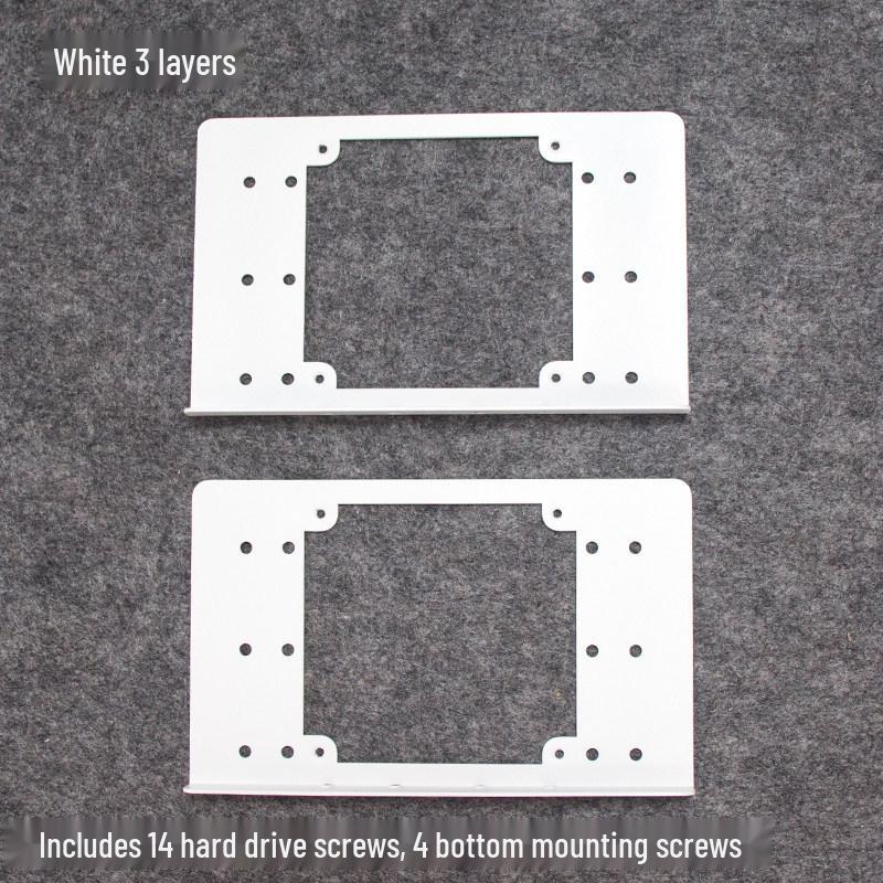 3.5" Multi-Bay Bracket with Heat Dissipation Fan for 2, 4, or 6 Bays