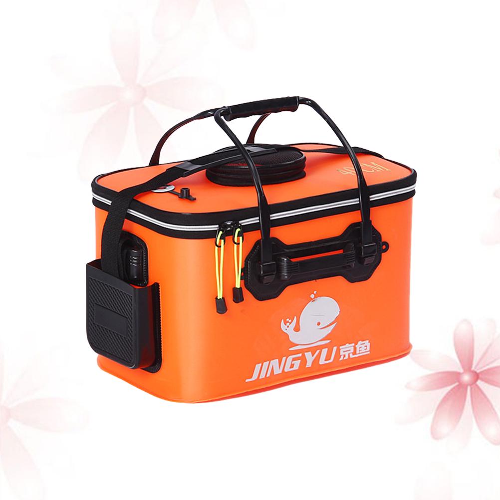 Folding EVA Water Pail Bucket Outdoor Foldable Waterproof Fishing Box