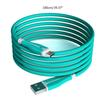 Liquid Silicone Data Cable with Lamps 3A Super Fast Charging Cable Cord Support Data Transmission for Tablets PC
