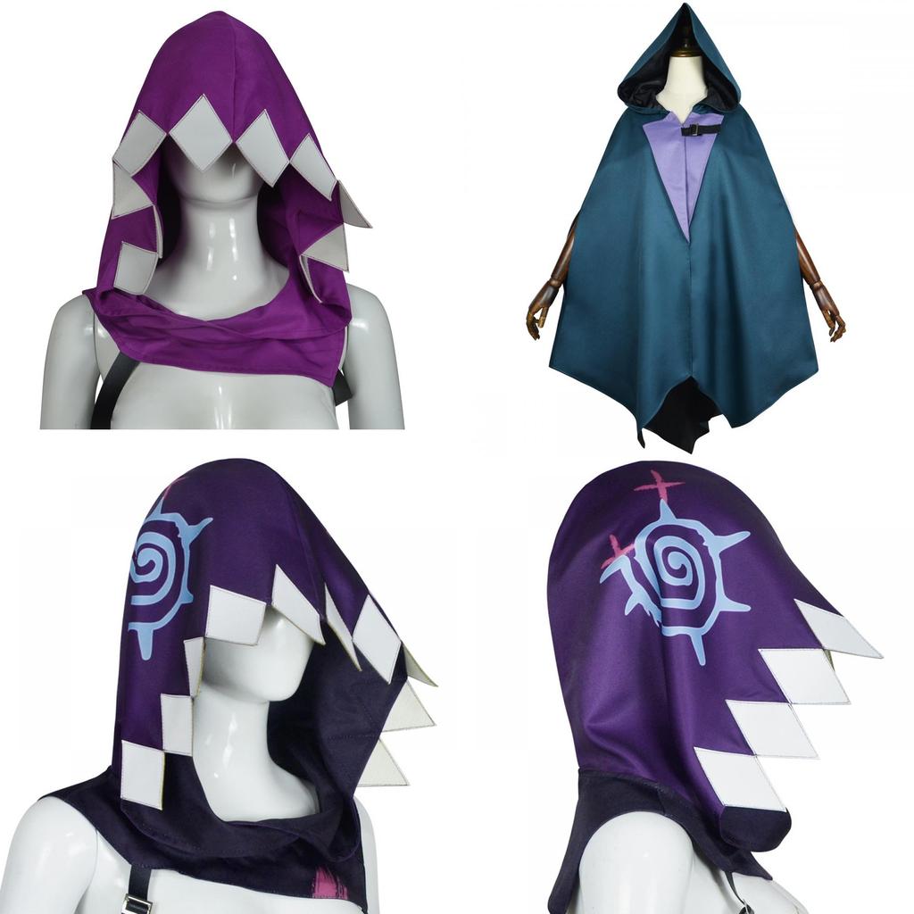 Arcane League Of Legends Jinx Cosplay Cloak With Polyester Fabric For Halloween And Role Play