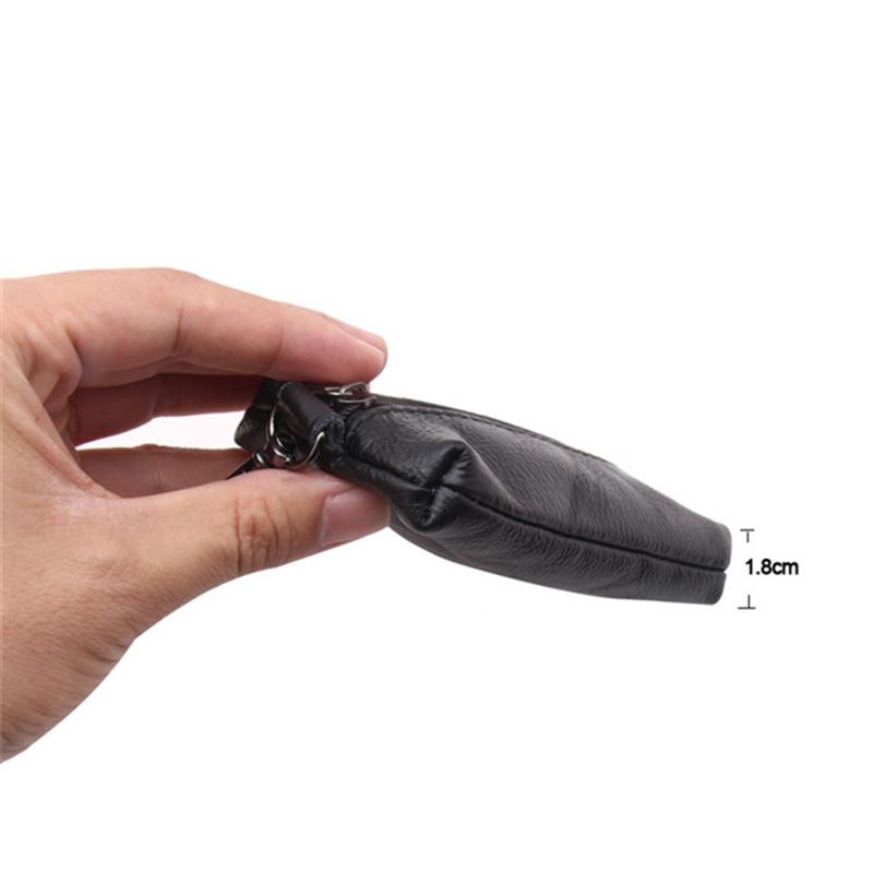 Key Holder Car Key Wallets Men Key Organizer Housekeeper Zipper Key Case Bag Pouch Solid Color