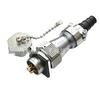 Gold-Plated, 10-Core, Waterproof M16 Aviation Plug with Square Flange Socket (WY16-234579)
