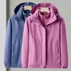 White Duck Down Detachable Three-in-one Jacket for Men, Windproof, Waterproof and Warm, Self-driving Camping and Mountaineering Clothing