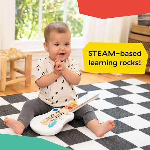 Kids II Japan Baby Einstein Magic Touch Guitar [Ages 12 Months and Up] Rock Music Instrument Wooden Toy 12396