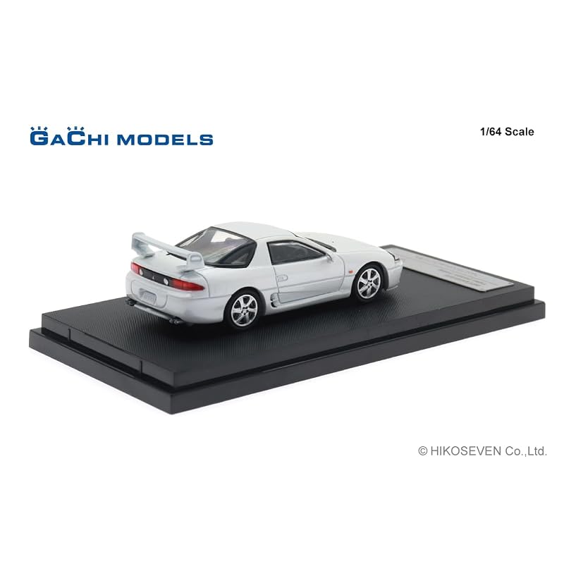 GACHI MODELS 1/64 Mitsubishi GTO (1998) Galaxy White Finished Model GM64001WH