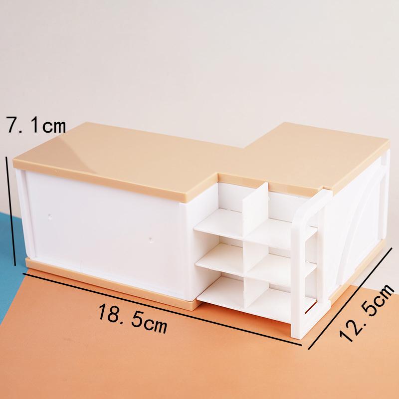1:12 Puppenhaus Miniatur Supermarkt Registrierkasse Modell Kinder Rollenspiel Spielzeug Puppenhaus Zubehör