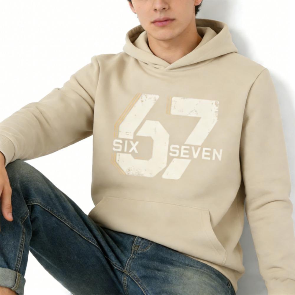 Europe and America Vintage 67 Print Kids Hoodies Fashion Boys Girl Long Sleeve Pullover Casual Hoodies Sweatshirt Clothing