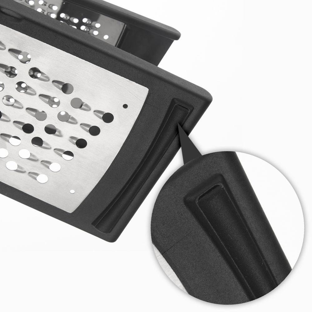 Steel kitchen grater with 24 cm container