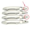 For Honda Accord 7 2003-2007 Car Exterior Door Handles Covers Catch Cap Stickers Overlays Protection Refit Auto