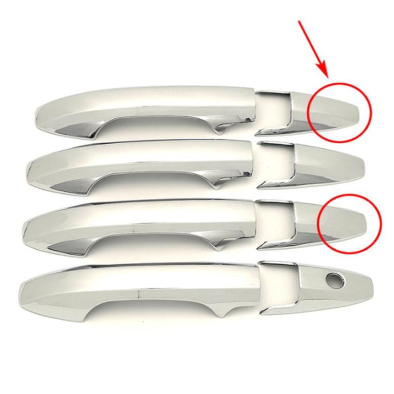For Honda Accord 7 2003-2007 Car Exterior Door Handles Covers Catch Cap Stickers Overlays Protection Refit Auto