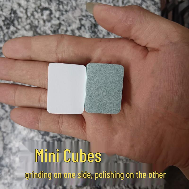 Pilă de Unghii Verde & Albă cu Două Fețe, Bloc de Lustruit - Pilă Argintie pentru Instrumente de Manichiură