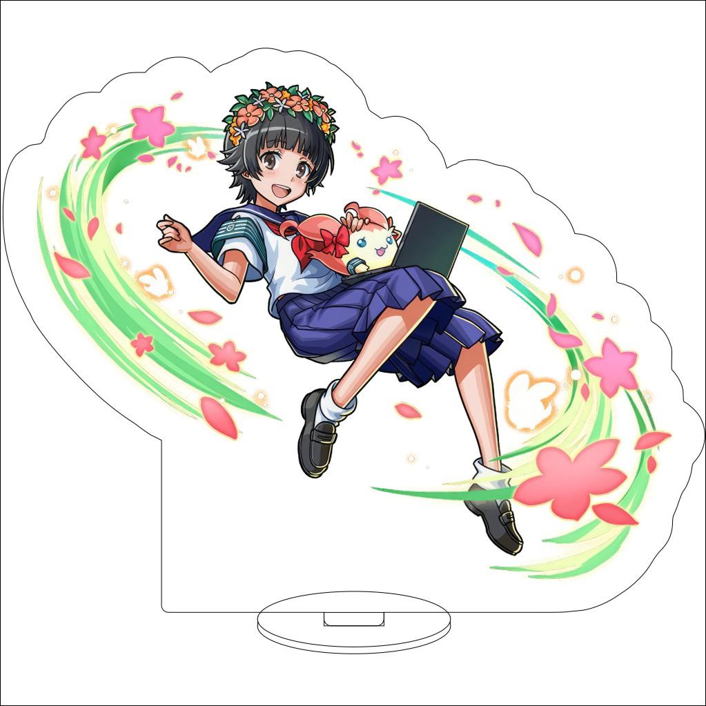 

16CM Anime A Certain Scientific Railgun Cosplay Ornaments Saten Ruiko Misaka Mikoto Figure Stand Halloween Gifts 16CM
