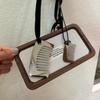 Elegant Minimalist Titanium Steel Hair Comb Pendant for Women