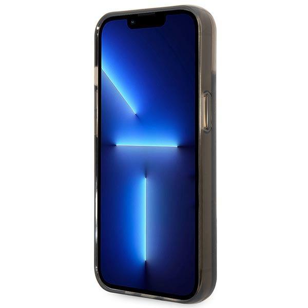 Guess Guhcp14Mlfctpk Iphone 14 Plus/ 15 Plus 6.7 Czarny/Black Hardcase Liquid Glitter Palm Collection