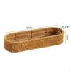 Storage Basket Bread Baskets Forks Spoons Storages Organizer Woven Serving Handmade for Home