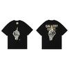 ROADVIBE Maglietta Vintage High Street Galleria Dept Camicia Stampata T-shirt con Stampa di Lettere alla Moda Maglietta Casual Girocollo T-shirt Donna Top Estivo di Marca