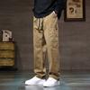 Casual pants men's spring and autumn new loose trendy brand straight tooling men's trendy brand long pants