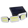 Solar Wall Light Outdoor Dual Induction System Threespeed Light Mode Split Design IP65 Waterproof