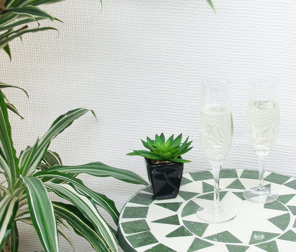 ADERIA H.AX Basic Stem Champagne Glasses, Clear, 185ml, Set of 6, Made In Japan, Shatterproof, Wine Flutes, Cocktail Set, Stylish, for Bordeaux, Burgu