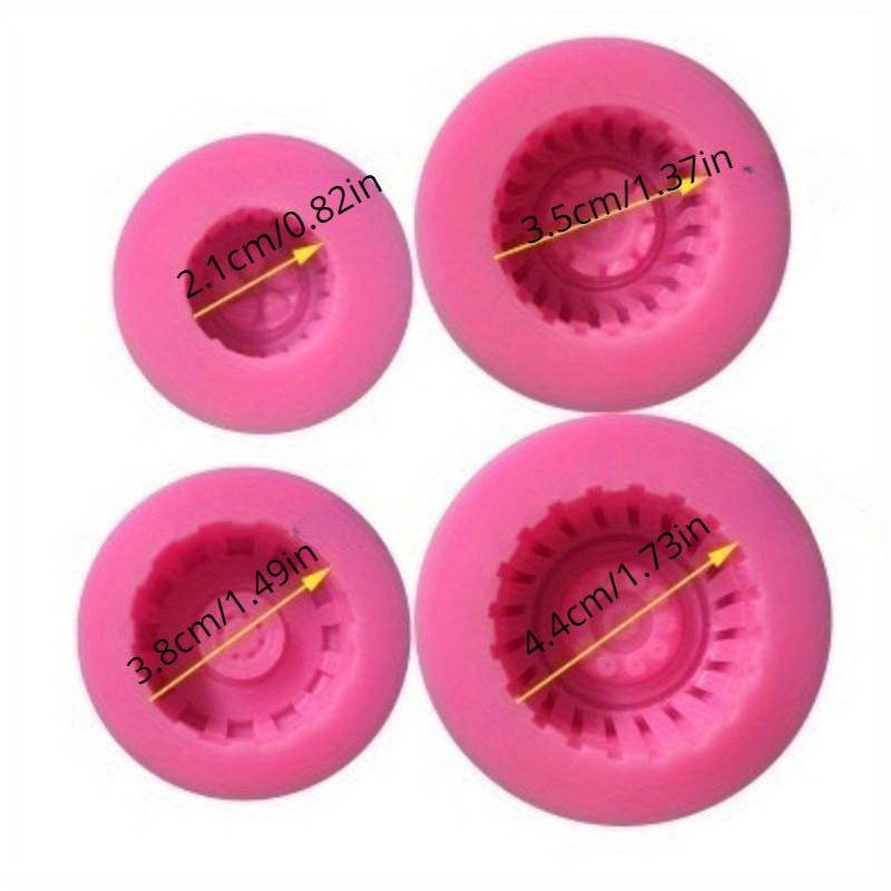 Kreative Modeform Reifen Rad Schokoladenkuchenformen Lebensmittelqualität Silikonform Fondant Kuchen Dekorationswerkzeuge Zubehör