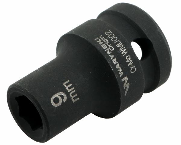 Hexagonal Impact Socket 1/2". 9 . CrMo. DIN 3129. Waryński