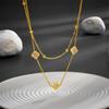 Stainless Steel Clover Necklace