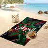 Morocco Football Print Beach Towel Quick Dry Super Absorbent Soft Bath Towel for Swimming Beach Travel Fan Souvenir Gift