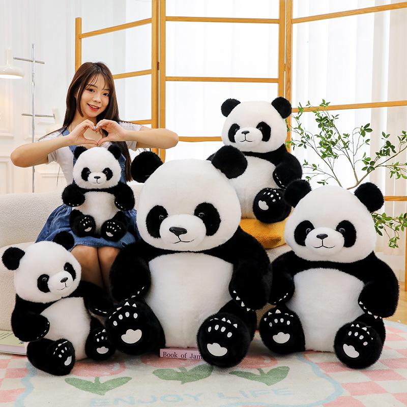 Giant Panda Doll Souvenir Menglan Sleeping, Sichuan Chengdu Plush Toy Cute Doll National Treasure Gift