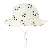 Baby Cotton Pot Hat Baby Cute Print Fisherman Solid Color Sun Hat Simple Hat 3-12M