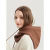 Women Knitted Hats 2025 Winter Autumn Woolen Hat Ear-protecting Neck-wearing Cold-proof Scarf All-in-one Hood Pullover Hats