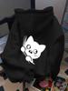 2026 New Women'S Hoodie | Fashion Drawstring Style, Casual Multi Element Cat Print, Thick Fleece, Winter Holiday Clothing