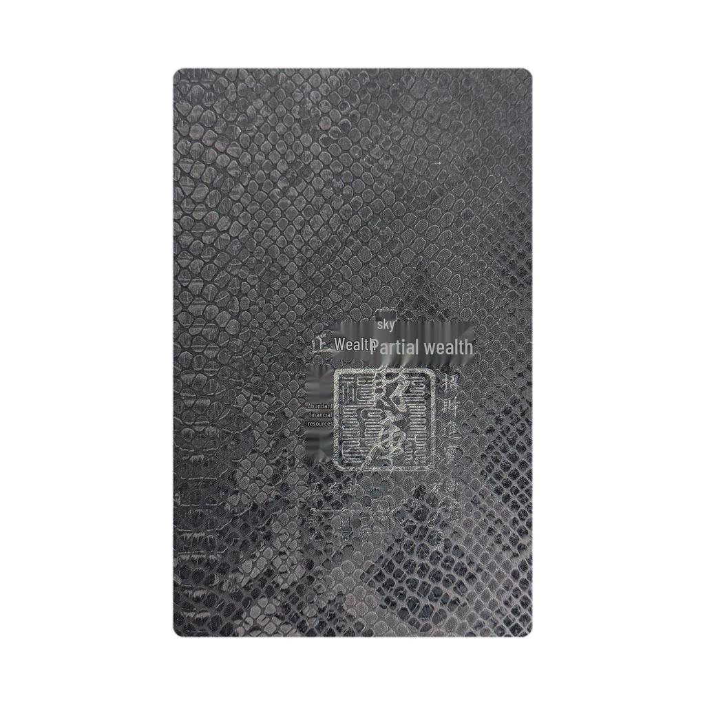 Universal 3M Embossed Leather Back Film for Mobile Phones - Full Coverage Sticker & Protective Screen