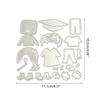 Graduation Metal Cutting Dies Stencils for DIY Scrapbooking Decorative Embossing Paper Cards Template Decor Die Cuts
