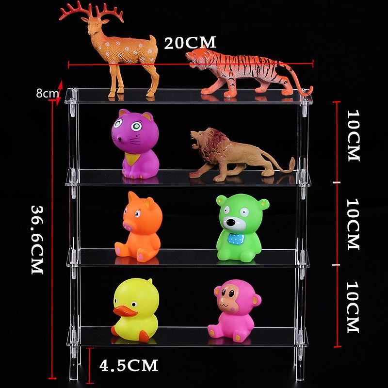 Clear Acrylic Display Riser Stand for Funko POP Figures, Cupcake Cosmetic Perfume Clay Doll Jewelry for Display Stand Organizer