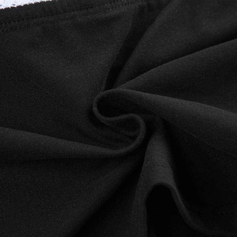 Contrast Bow Stitched Tube Top Summer Harajuku 90s Strapless Women's Cropped Tops Vintage Y2k Casual Basic Tees Cute Vest