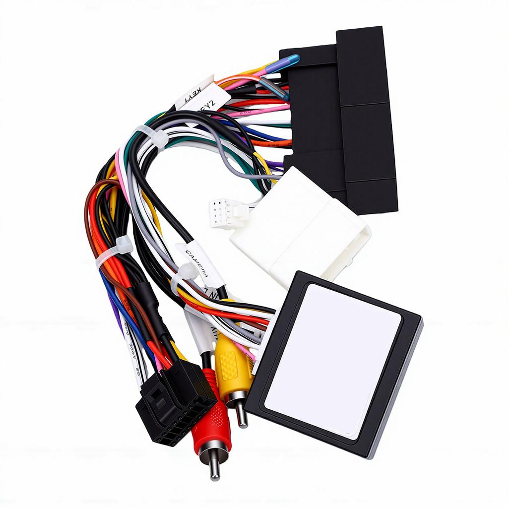 16pin Car Radio Stereo Power Wiring Harness and Canbus Box Replacement for Elantra 2016 2018