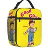 Good Guys Baseball Player Resuable Lunch Boxes Leakproof Child's Play Chucky Thermal Cooler Food Insulated Lunch Bag Kids School