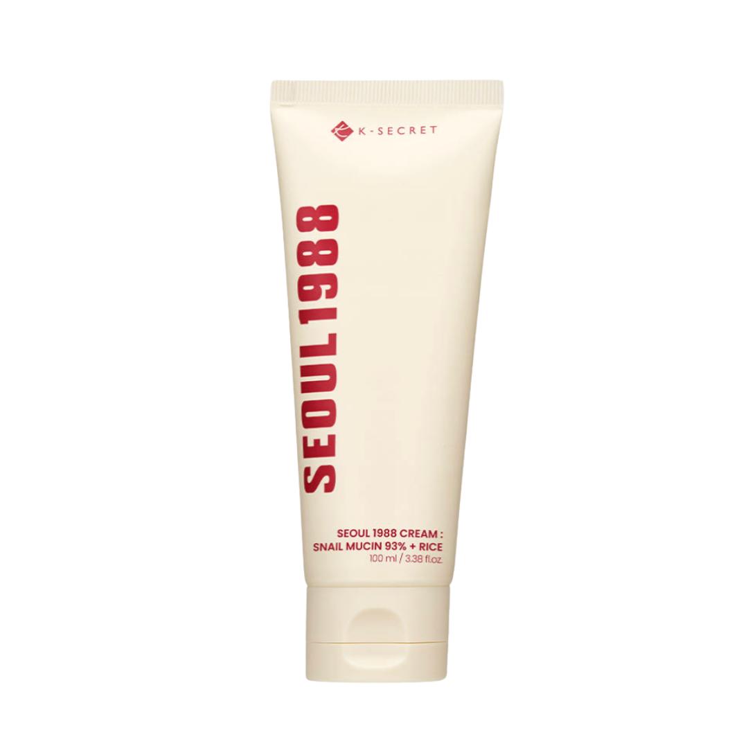 K-SECRET Seoul 1988 Cream Snail Mucin 93 Rice 100ml 1ea
