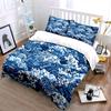 "Ocean Wave Pattern Bedding Set" Multiple Sizes Kid's and Adults' Bedroom Exquisite 3PC Bedding Set Gift