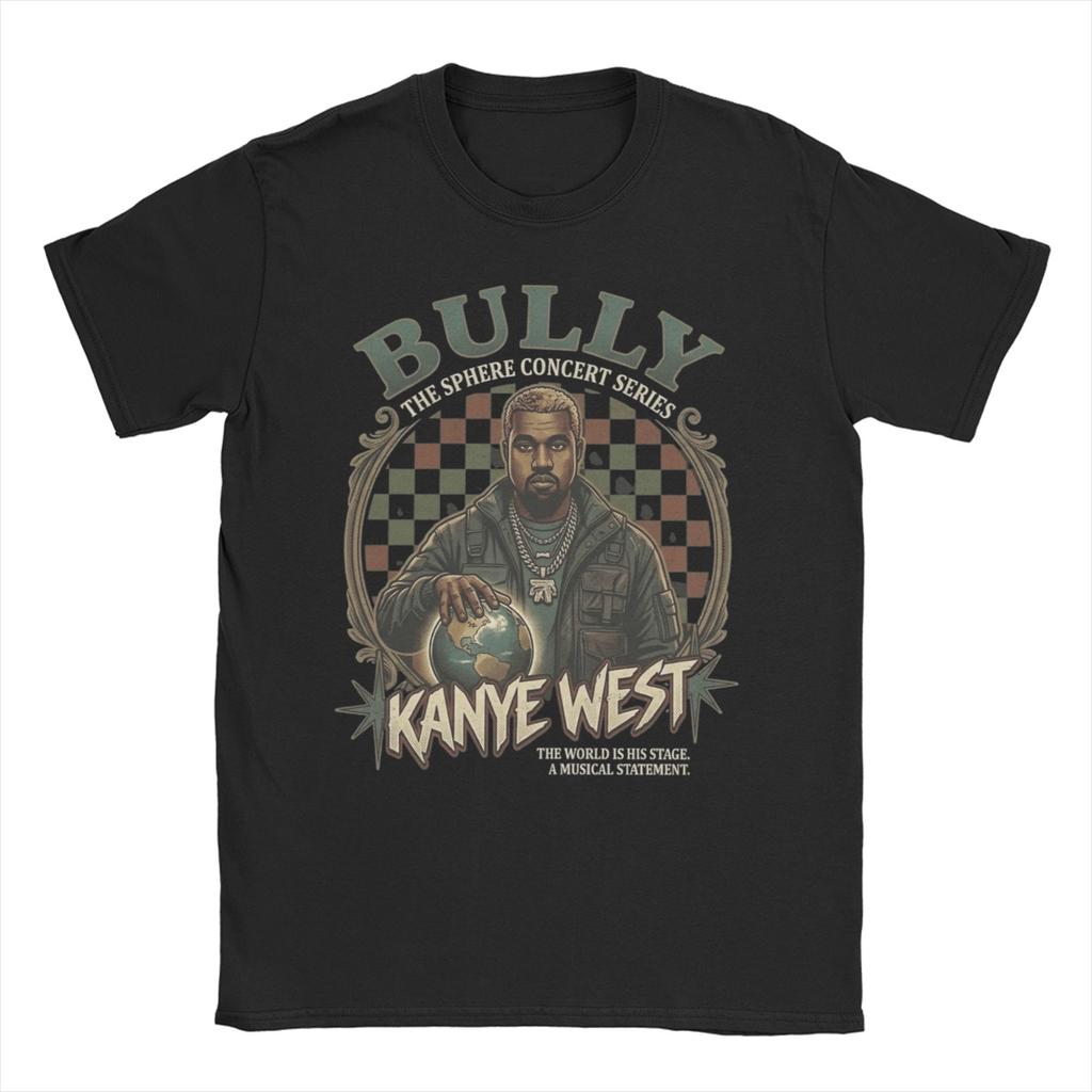 Unisex Damen Kanye West Abschlussbär T-Shirt Reines Baumwoll Oberteil Lässiges Kurzarm Rundhals T-Shirts Sommer T-Shirt