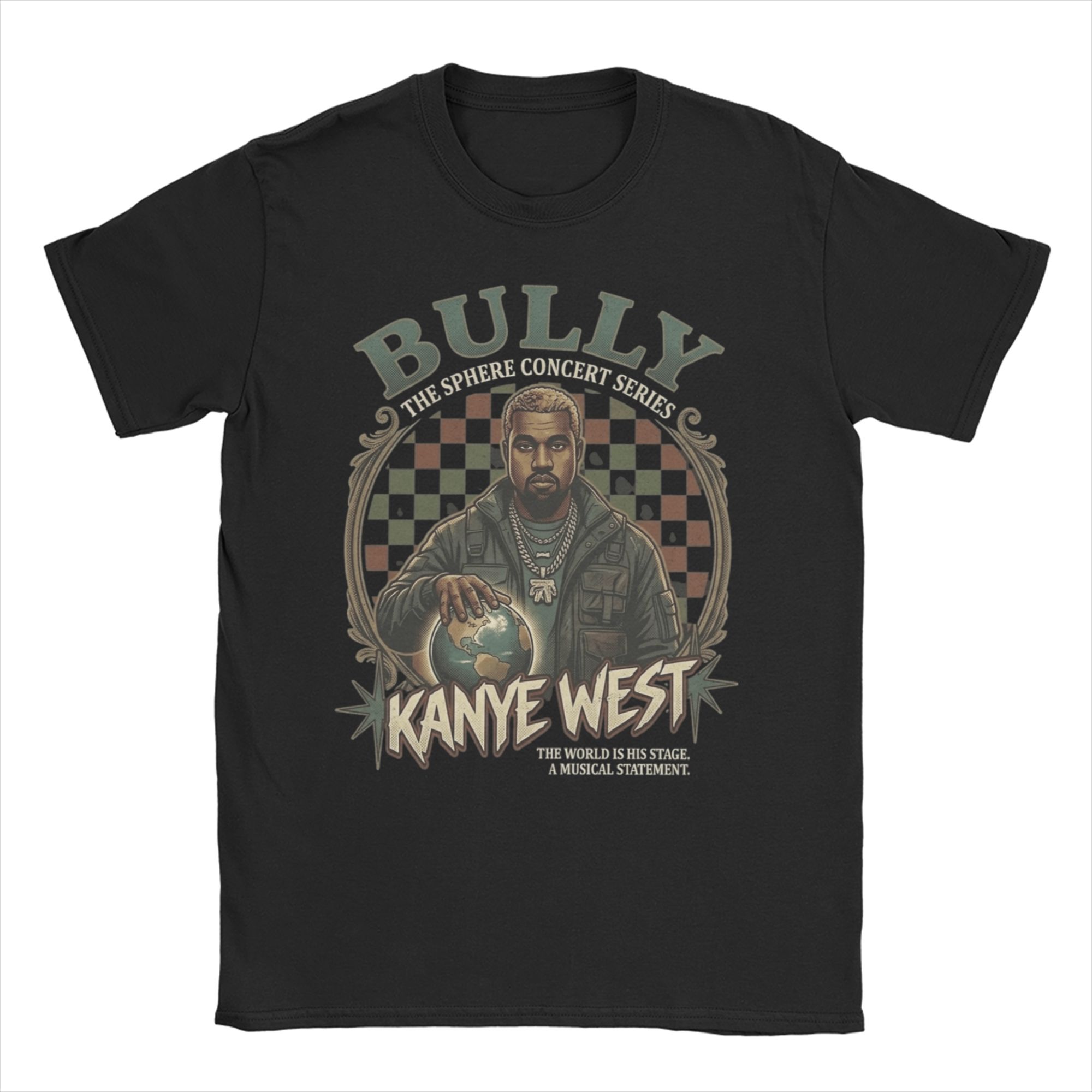 

Kanye West BULLY The Sphere Concert Series Pop Art TShirts for Unisex Women Cotton Tees Short Sleeve T Shirts 6XL Clothing S
