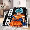 Dragon Ball Z Print Blanket Warm Comfortable Flannel Blanket Suitable for Bedrooms,Sofas, Beds,Chairs,Travel -QIAO23