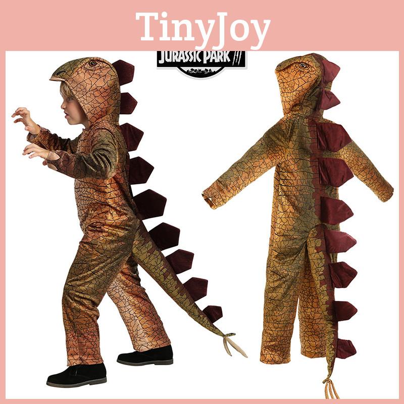 Kostým Jurský park pro děti na Halloween, role play, T-rex, Triceratops, Stegosaurus