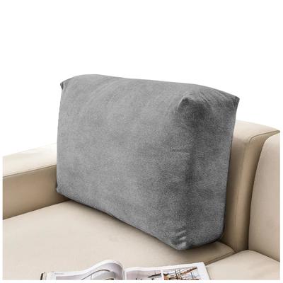 Cover For The Backrest Cushion Of The Sofa, Corner Sofa, Velvet, Dark Gray