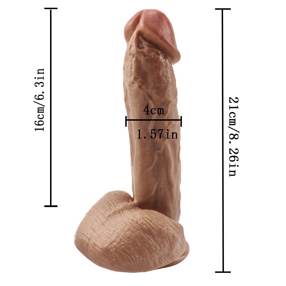 Brown Big Sex Toys for Women Hardness Comfort Dildo Adult Sex Toy Penis Dildos for Women 18+ Realistic Dildo Shop  Anal Dildo