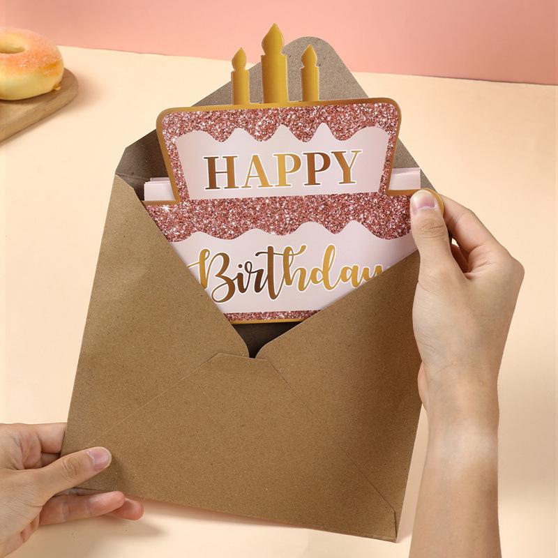 Money Birthday Card Birthday Cash Envelopes Folding Cash Holder Greeting Envelop Creative Money Box Folding Cash Gift Envelope