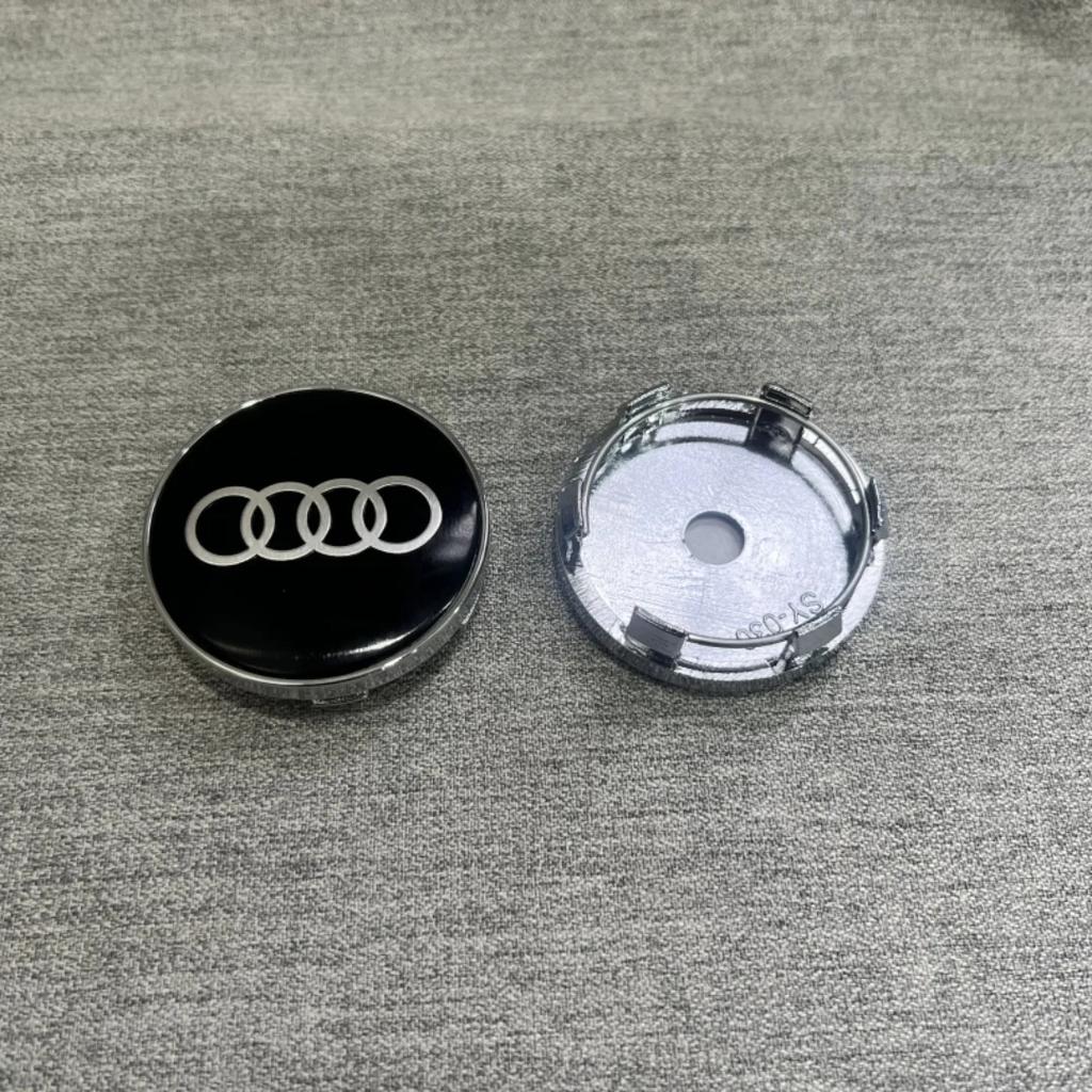 4Pcs 60mm Car Center Wheel Hub Cover Tire Cap For s7 Sline A1 A2 A3 A4 A5 A6 A7 A8 Q1 Q2 Q3 Q4 Q5 Q6 Q7 Q8 TT Auto Accessories7s