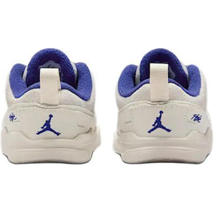Jordan Flight Court Comfortable Versatile Non-Slip Durable Low-Top Walking Shoes Baby Sneaker White HF3331-005