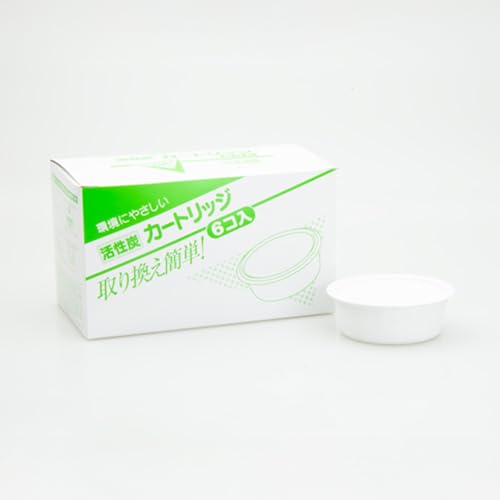 Odajima Replacement Activated Carbon Filter Cartridges, 6-Piece Set