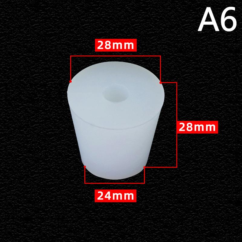 Dopuri Conice din Silicon de Calitate Alimentară pentru Vin de Casă cu Orificiu Unic pentru Valvă Airlock, Barbotor, Valvă de Evacuare Fermentare